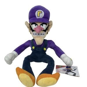 NWT 2017 Little Buddy Super Mario Bros Waluigi 12" Plush Super Mario